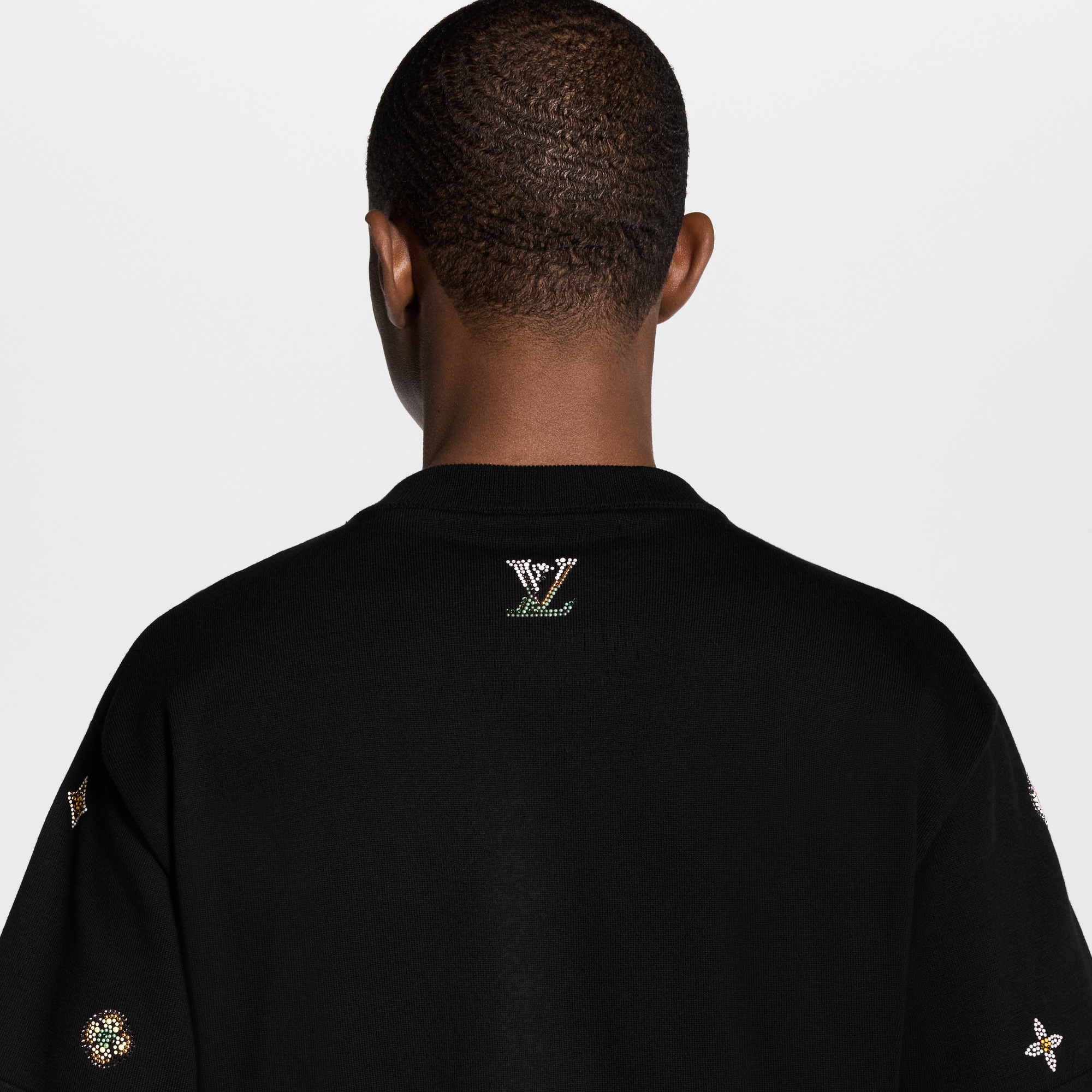Embellished Short-Sleeved Crewneck - Ready-to-Wear | LOUIS VUITTON